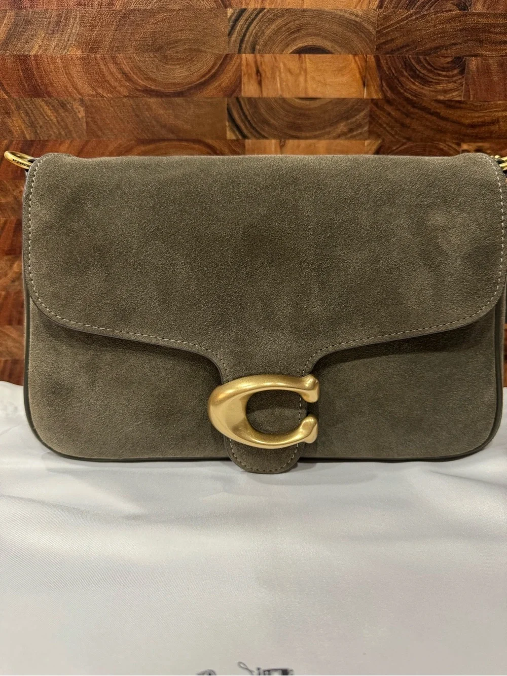 Coach Olive Suede soft Tabby - Picture 2 of 12